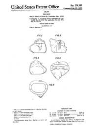 Beaumont Toothache Paperweight Design Patent D226387-1