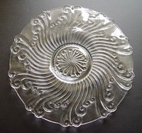 Unknown Pressed Scroll Platter