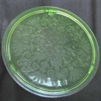 Unknown Three-Toed Cake Plate