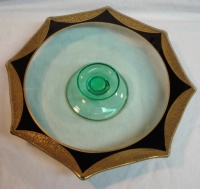 Unknown Cake Stand w/ Rambler Rose Border