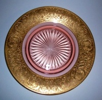 Unknown Plate w/ Unknown Gold Etch