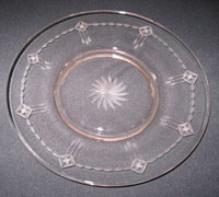 Unknown Cutting on Unknown Luncheon Plate