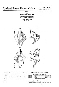 Hamon Vase Design Patent D197719-1
