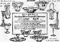 Sterling Deposit Glassware Advertisement