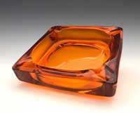 Viking #104 "Relic" Square Ashtray in Persimmon
