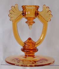 New Martinsville #  37 "Moondrops" or Georgian Candlestick