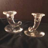 New Martinsville # 653 Cornucopia Candlesticks