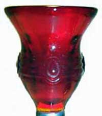 New Martinsville #  37 "Moondrops" or Georgian  Candlestick with Chrome