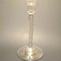 Cambridge #1272 Candlestick w/ Cutting
