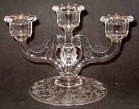 Cambridge #3900/  74 Corinth Candlestick