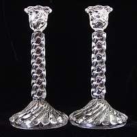 Fostoria #1103 Queen Anne Candlesticks