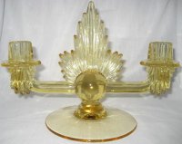 Fostoria #2545 Flame Duo Candlestick