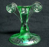 Fostoria #2395 1/2  Candleholder with Palm Brocade Etch