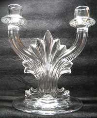 Fostoria #2484 Baroque Duo Candleholder