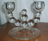 Paden City # 444 Vale Two Light Candlestick