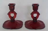 Paden City # 412 Crow's Foot Candleholder