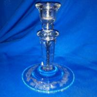 Paden City # 890 Candlestick w/ Leeuwen Etch