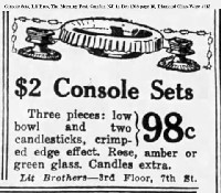 Diamond # 713 Console Set Advertisement