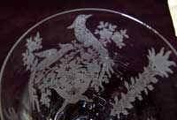 Tiffin Persian Pheasant Etch