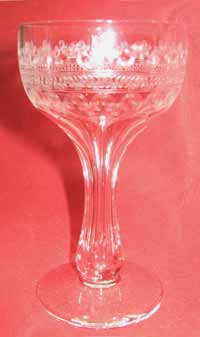 Tiffin Hollow Stem with Needle Etch