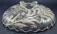 Silver City Fern Decoration on Cambridge Caprice Bowl