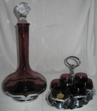 Cambridge #3400  Farber Bros Cocktail Set