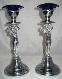 Cambridge #5670 Farber Bros Candleholders