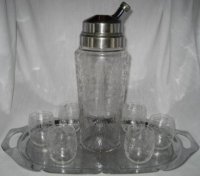 Cambridge #3400/175 Farber Bros Cocktail Set