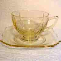 New Martinsville Cup & Saucer
