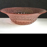 New Martinsville #  38 Hostmaster "Repeal" Bowl w/ #25 Etch