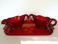 New Martinsville #  18/738 Queen Anne Service Set
