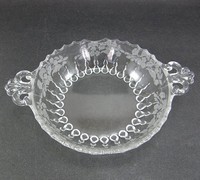New Martinsville #  42 Radiance Handled Bowl