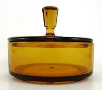New Martinsville #  10-2 Puff Box