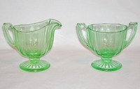 New Martinsville #1926  Cream & Sugar