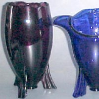 New Martinsville #  35 Rocket Vase