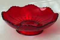 New Martinsville #  42 Radiance Ruby Bowl