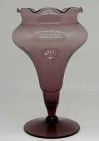 Morgantown # 1353 Art Nouveau 8" Candlelite