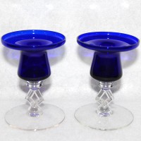 Morgantown # 7640 Art Moderne Candlesticks