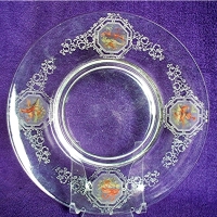 Morgantown Plate w/ Manchester Pheasant Decoration