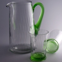 Morgantown #    6 Kaufmann Tankard w/ # 7607 Durbin Tumbler