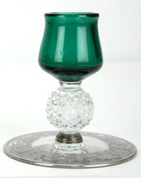 Morgantown # 7643 Jacobi Candleholder  Variation