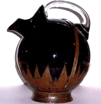 Cambridge #3400/  38 Ball Jug w/ Copper Holder