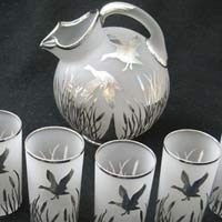 Cambridge Mallard Lemonade Set w/ Silver Decoration