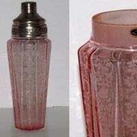 Cambridge #1105 Cocktail Shaker w/ #510 Etch