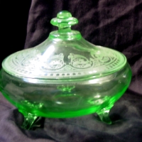 Cambridge # 300 and Unknown Candy Dishes