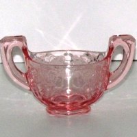 Cambridge #3123 Aero Optic Cream & Sugar w/ Cleo Etch