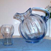 Cambridge #3400/  38 Ball Jug & Tumbler w/ Optic