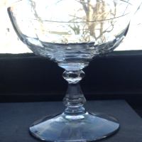 Cambridge #3700 Dunkirk Sherbet w/ #1005 Ardsley Rock Crystal Engraving