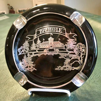 Cambridge # 391 Ebony Ashtray