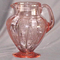 Cambridge # 712 Jug w/ #746 Gloria Etch